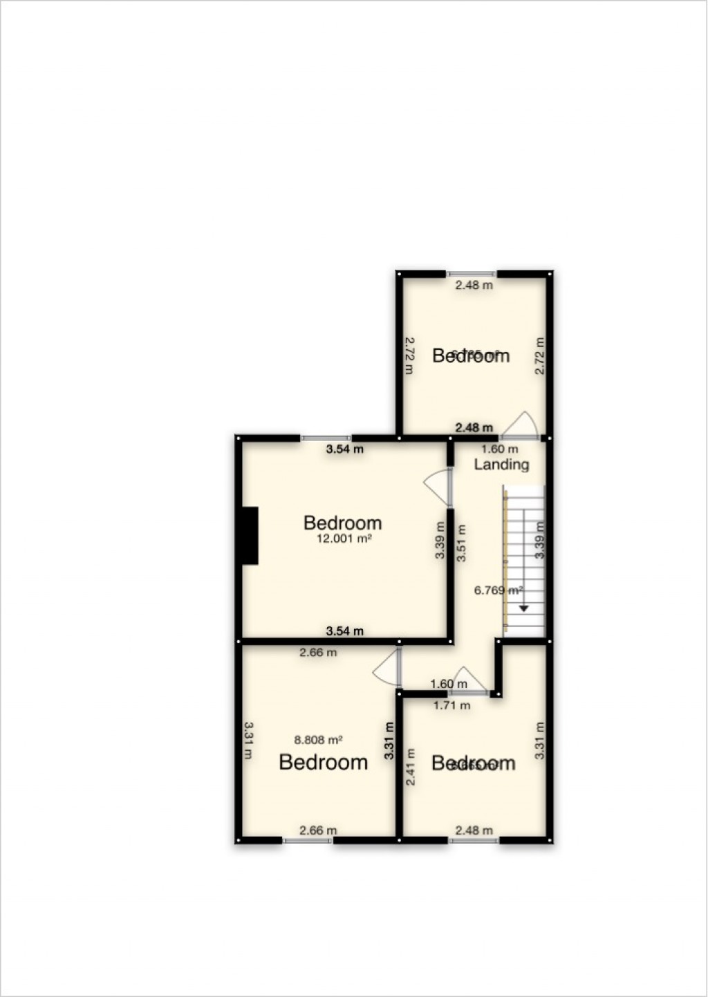 Floorplans For Hertford Street, Oxford