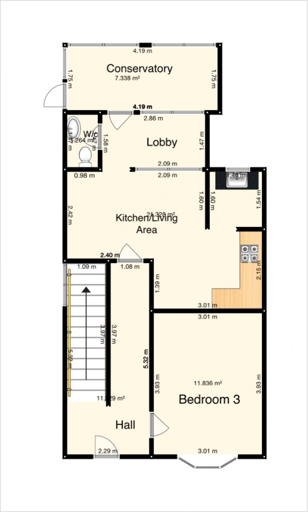 Floorplans For Tawney Street, Oxford