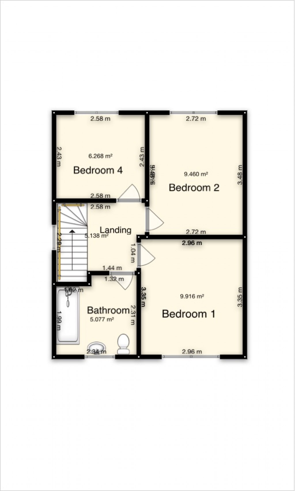 Floorplans For Tawney Street, Oxford